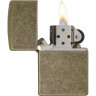 Зажигалка Zippo Antique Brass 201FB